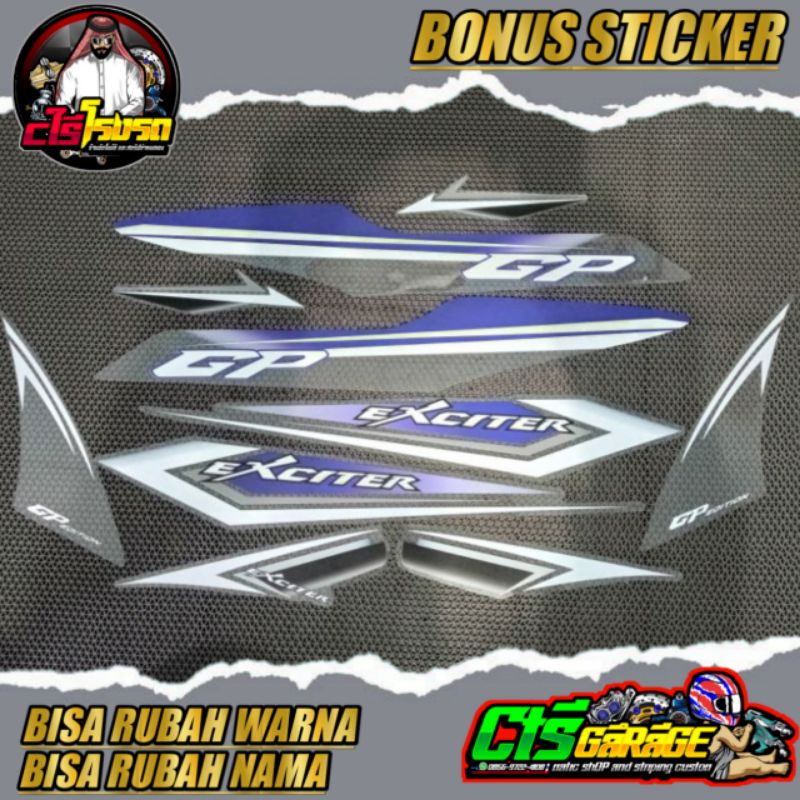 STRIPING YAMAHA MX OLD TRANSPARAN EXCITER