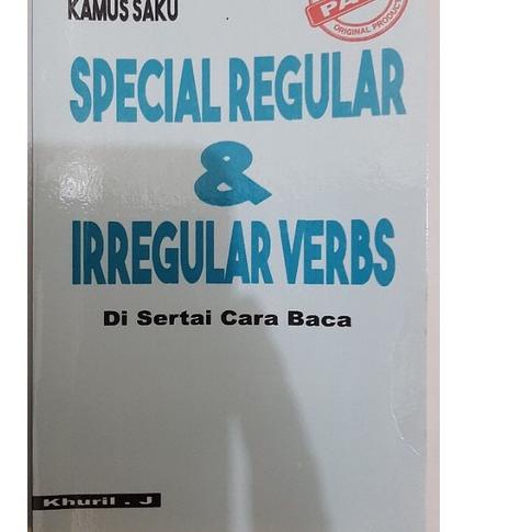 

❤[PROMO ⚡PECIAL!!!]❤⚡BEST SELLER⚡Buku Bahasa Inggris Special Khusus Regular Dan Irregular Verb.Kata Kerja Beraturan Dan Tidak Beraturan