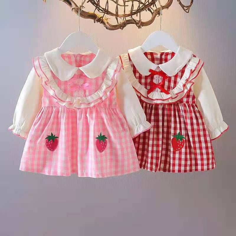 grosir 4 pcs dress anak import