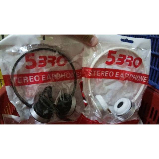 Headset Bando 5BRO / HK DR-310 murah Headphone super bass