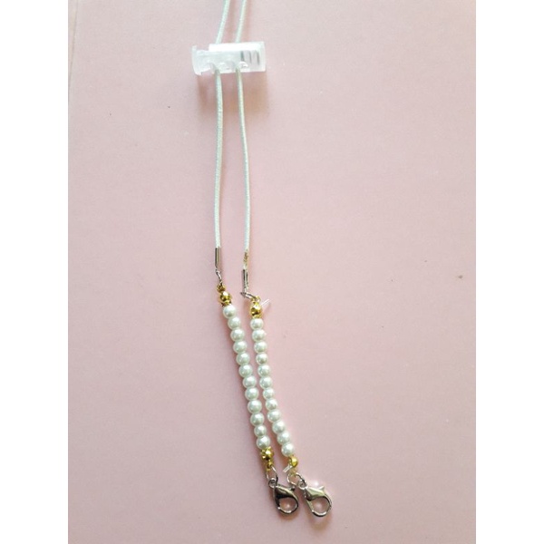 Strap Masker 2in1 Mutiara