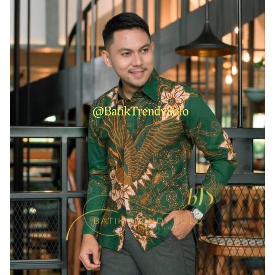 Hem  Kemeja Baju Batik Pria Cowok Laki Laki Slimfit Full Lapis Furing Lengan Panjang Lengan Pendek Original Asli Batik Jumanta Solo Laweyan Size S M L Xl XXL Bahan Katun Premium  995