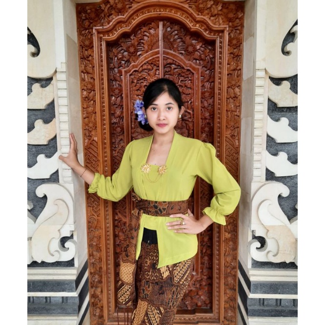 kebaya Bali kebaya jadi Kebaya polos model terbaru-Hiaju muda
