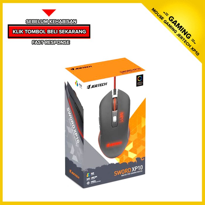 Mouse Gaming Jertech Sword XP10 Wired Optical Jertech Sword XP 10