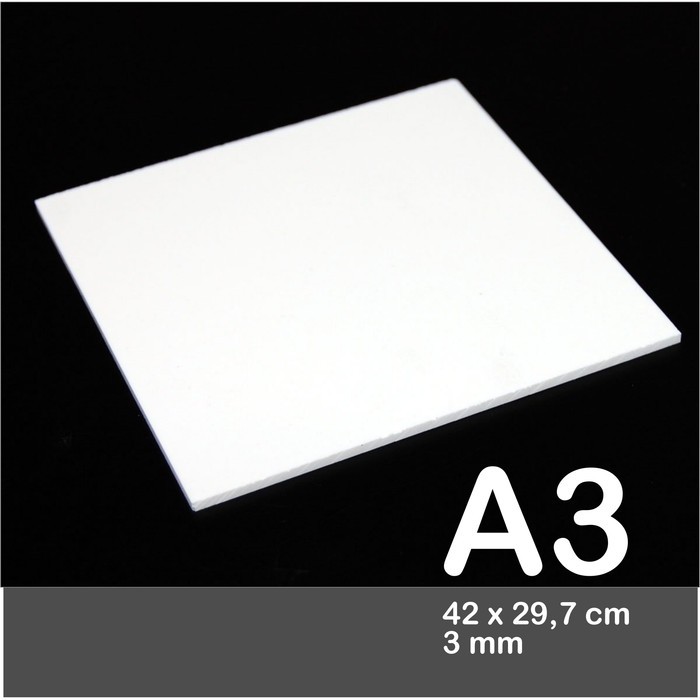 

[SIAP KIRIM] Akrilik Lembaran Potongan A3 3Mm Putih DISKON