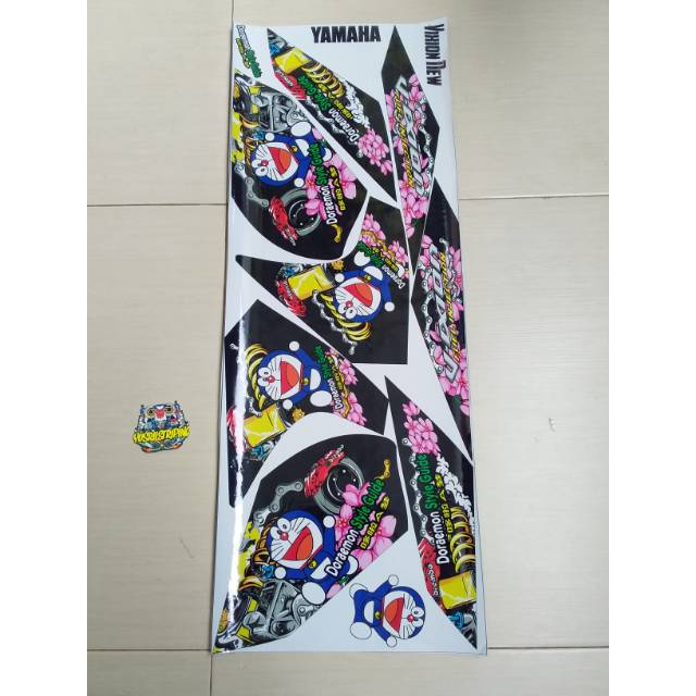 STRIPING VARIASI NEW VIXION DORAEMON