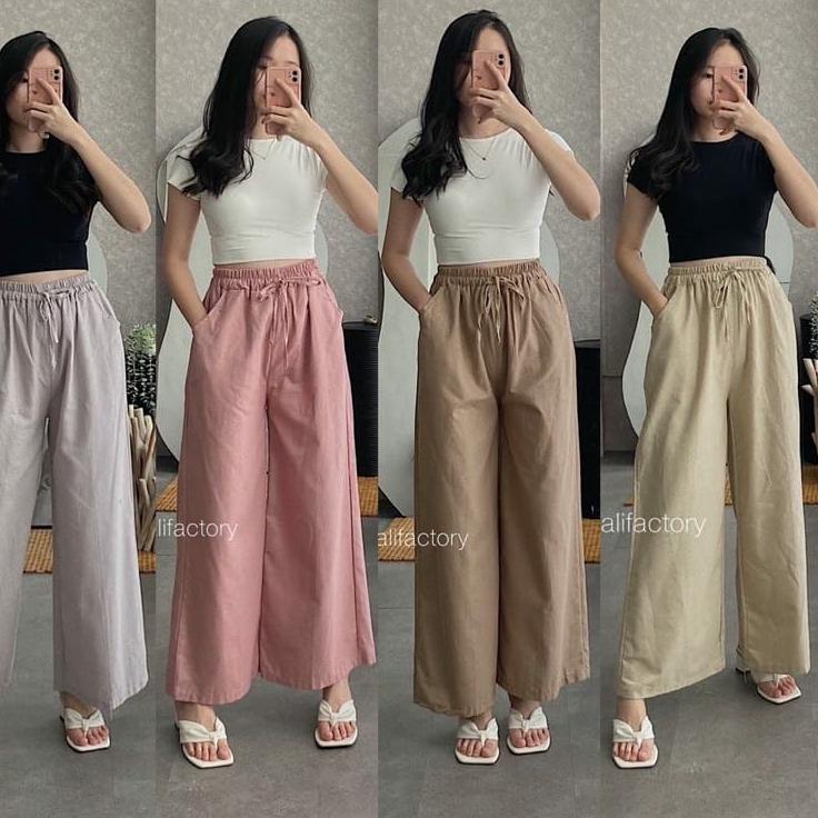 ⇡ WIDI PANTS //KULOT SERUT LINEN RAMI ㊕