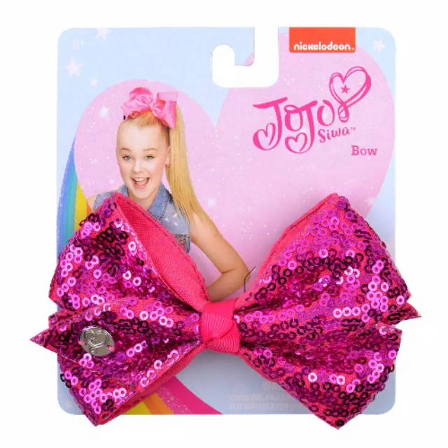 Pengiriman jakarta jepit  rambut  sequin Jojo  siwa  Shopee 