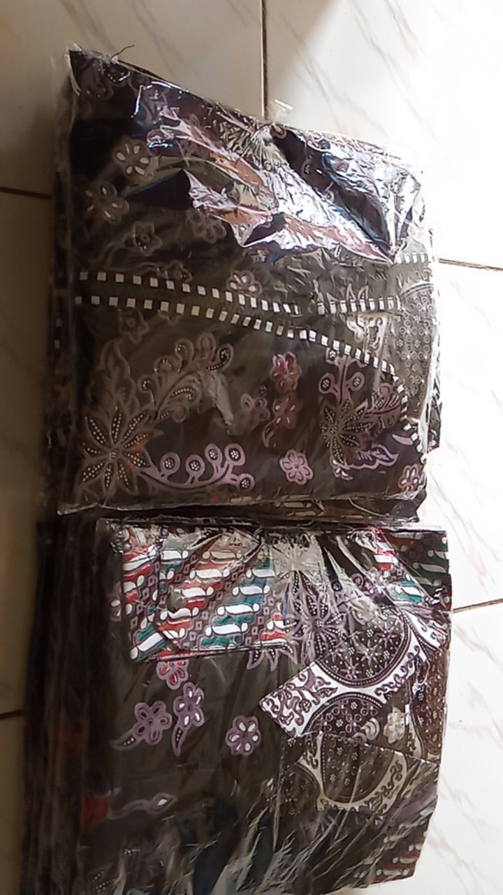 Maura Couple - Sania Ruffle Batik Couple Ori Ndoro Jowi Garansi Termurah Shopee - Batik Modern Solo