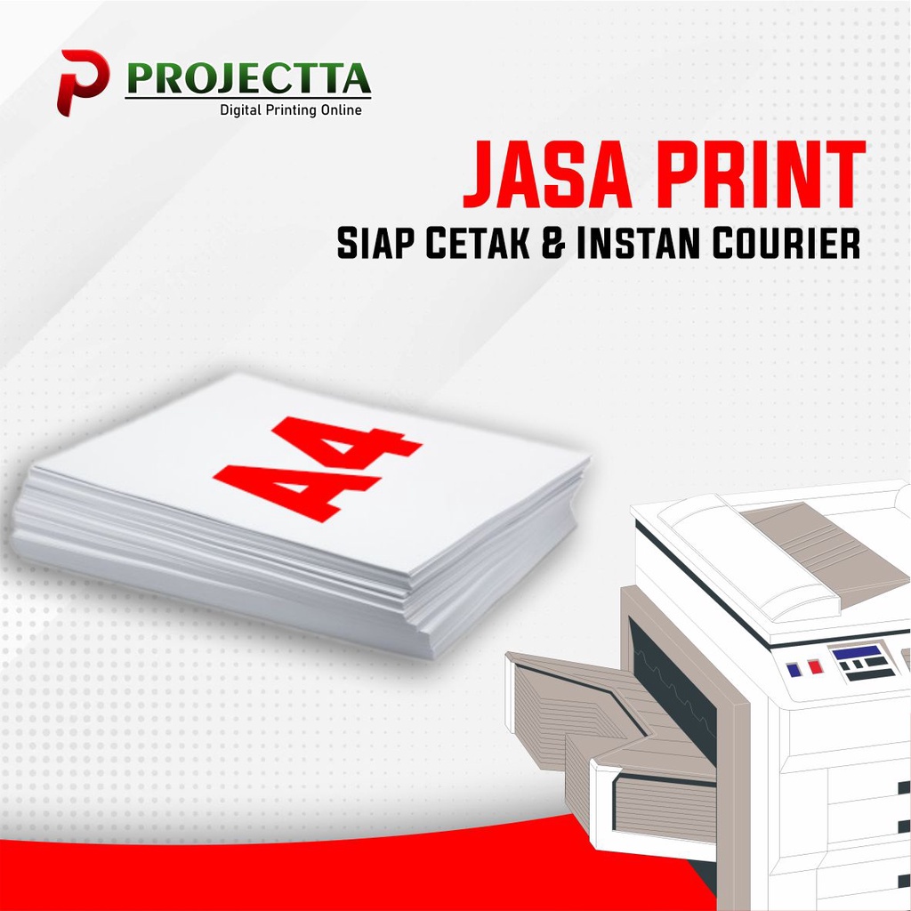 

TIRTA ANUGRAH - Jasa print/cetak Kertas A4 dokumen, buku, makalah, skripsi, tugas, soal, dll