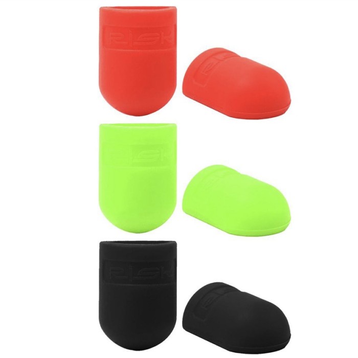 RISK 2 pcs Cover Pelindung Ujung Tuas Rem Sepeda bahan Silicone