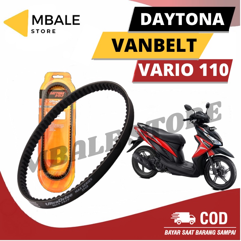V-Belt Vanbelt Daytona Vario 110 Esp, Vario 110 FI Stater Halus K44 Original Daytona Ultradrive 4004