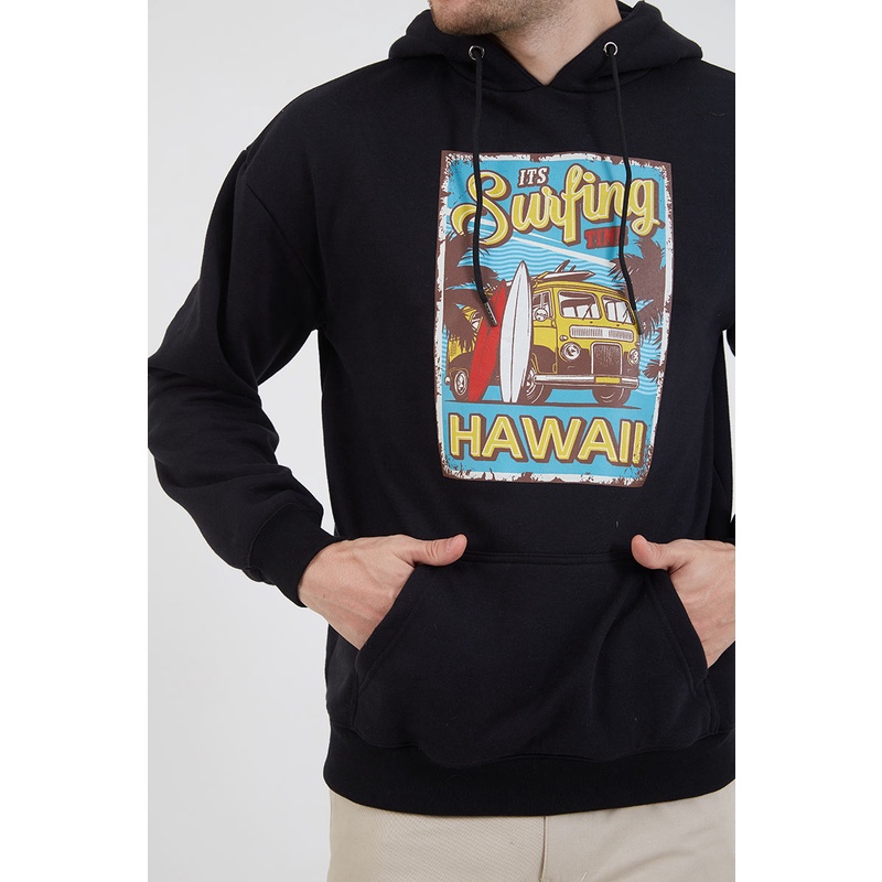 Berrybenka Street - Outer Sweater Hoodie Pria Hawaii