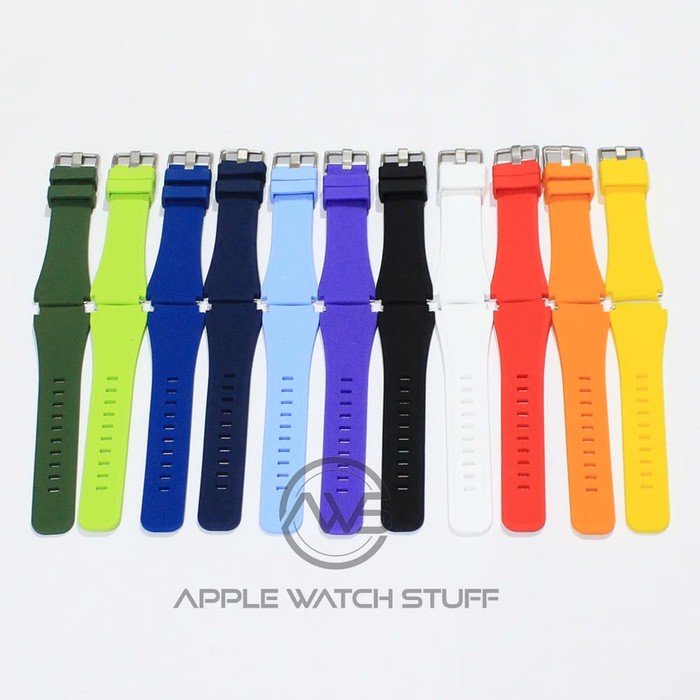 Sport Band Silicon Strap 22mm Rubber material for Asus Zenwatch 2 WI501Q  Moto 360 2nd 46mm