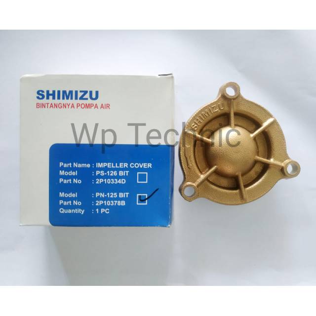 Tutup impeler / casing cover original shimizu 121 125