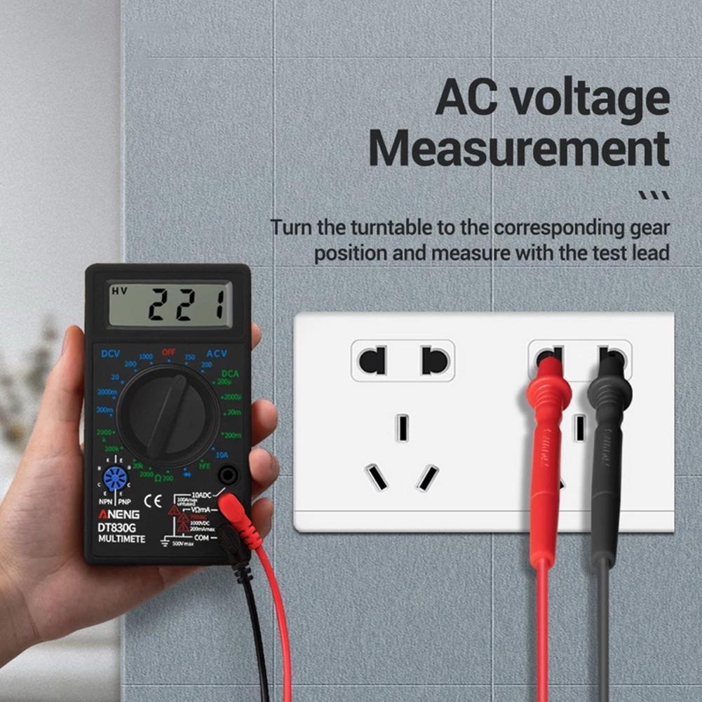 Multitester Avometer avo digital buzzer DT830B DT830G