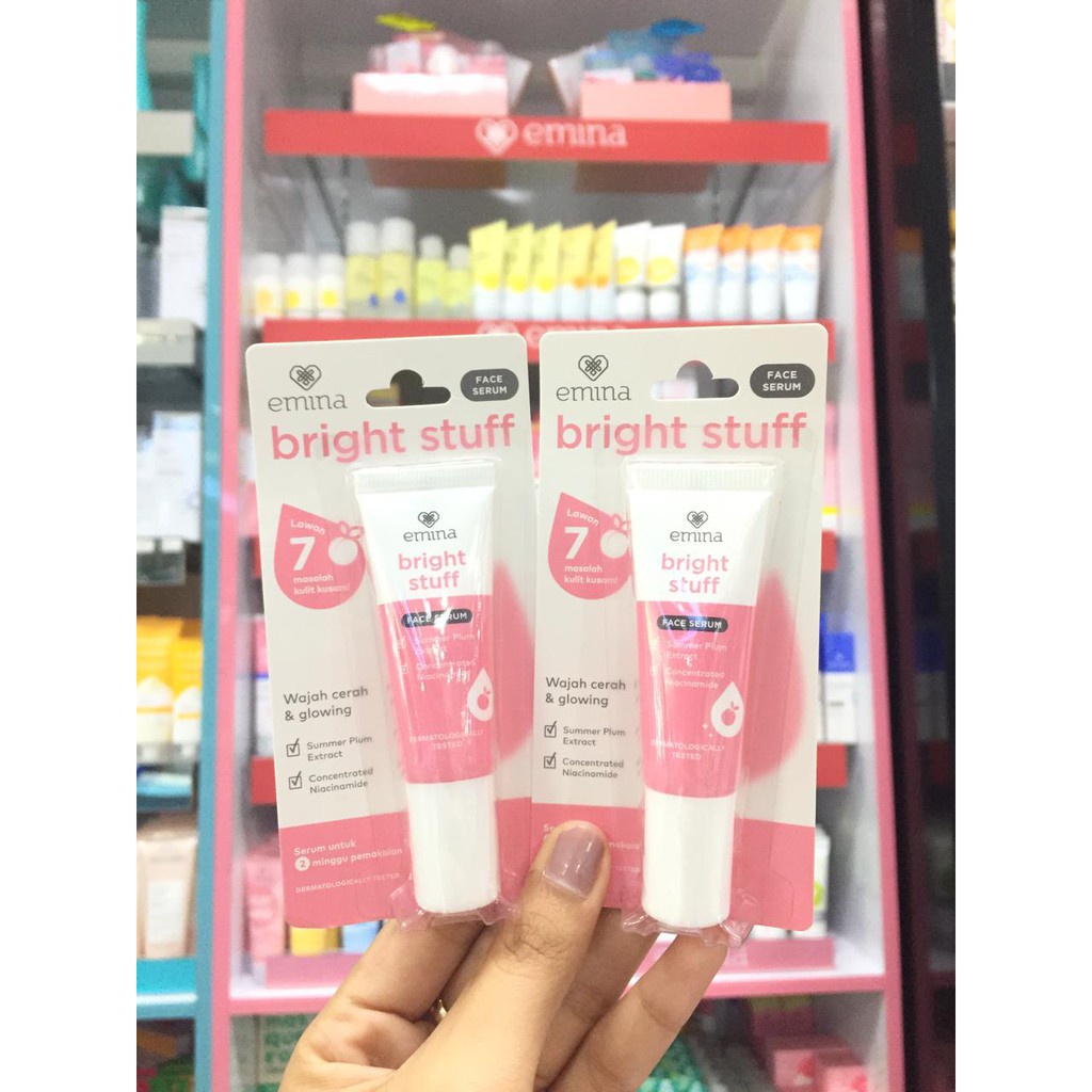 Emina Brightstuff face serum ampoule 7,5ml RUMAH CANTIK