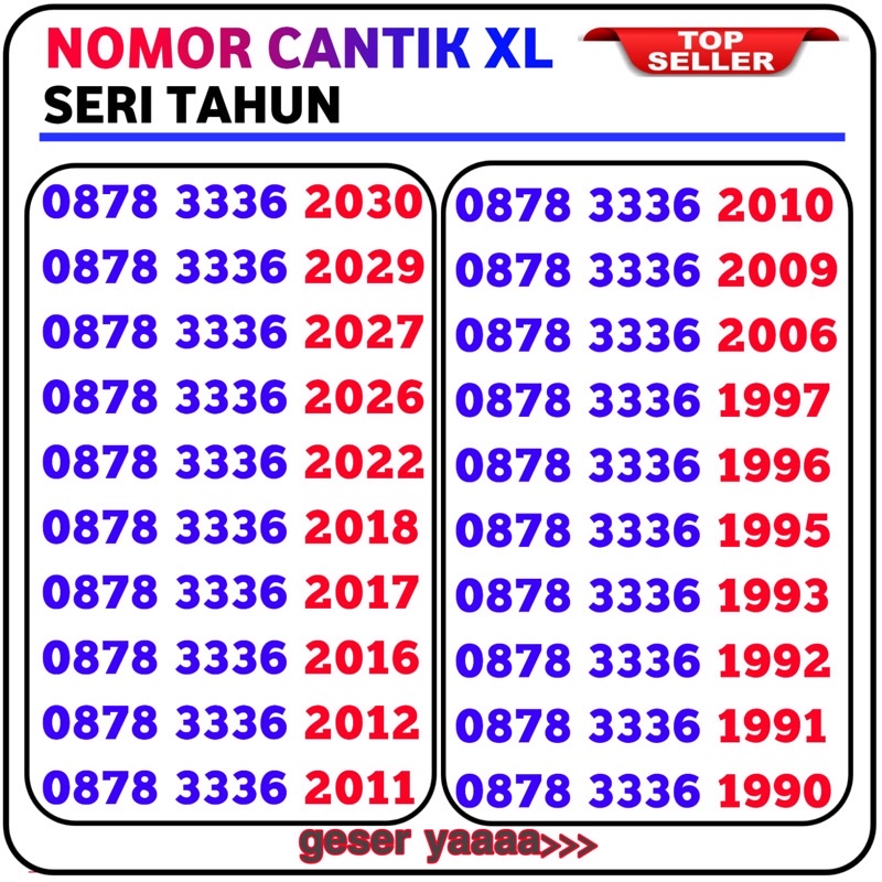 Perdana XL ~ Nomor Cantik XL ~ No Cantik XL axiata