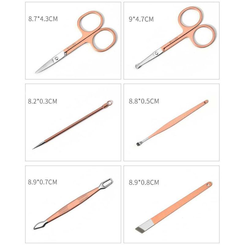 Gunting Kuku Nail Art Set Manicure Pedicure 15 PCS