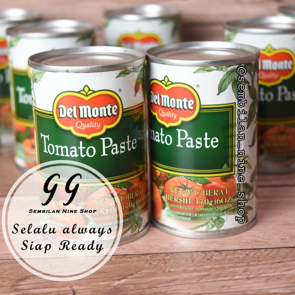 Del Monte TOMATO PASTE 170 Gram 6 OZ Pasta Tomat Delmonte Halal