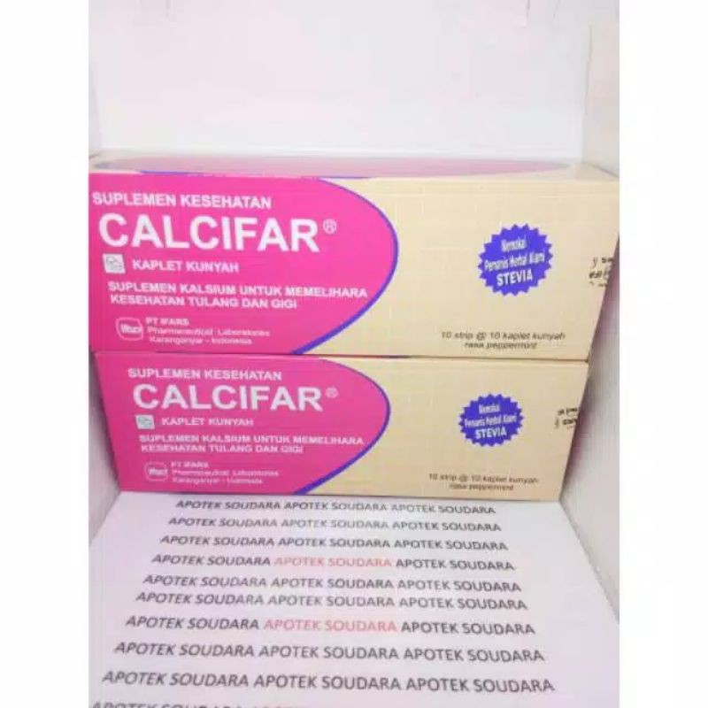 Kalsium CALCIFAR TAB 10 Strip - Ifars Farma