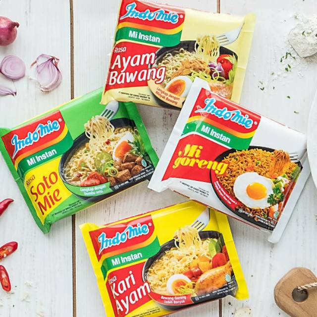 

INDOMIE MI INSTAN# MI GORENG AYAM BAWANG KARI AYAM SOTO