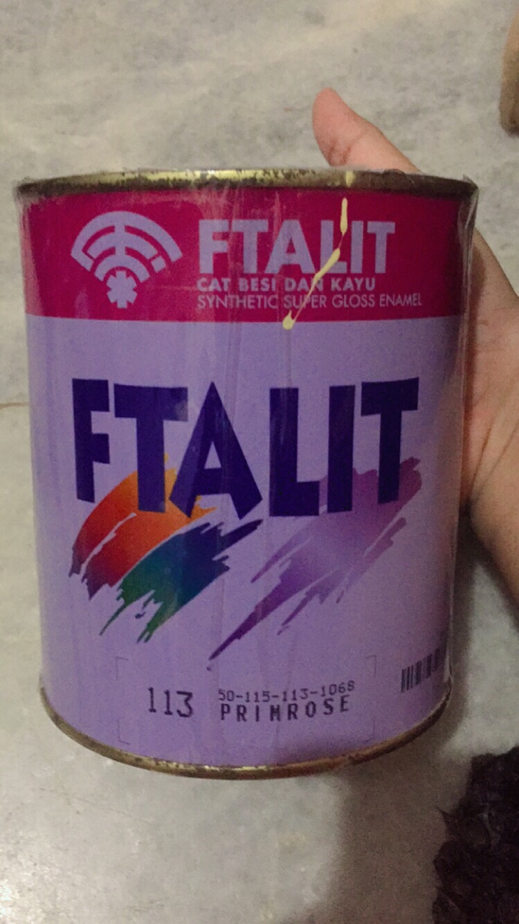 Cat Kayu & Besi Kansai Ftalit Warna Gloss 1 Kg