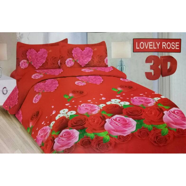 SPREI BONITA 160X200 LOVELY ROSE