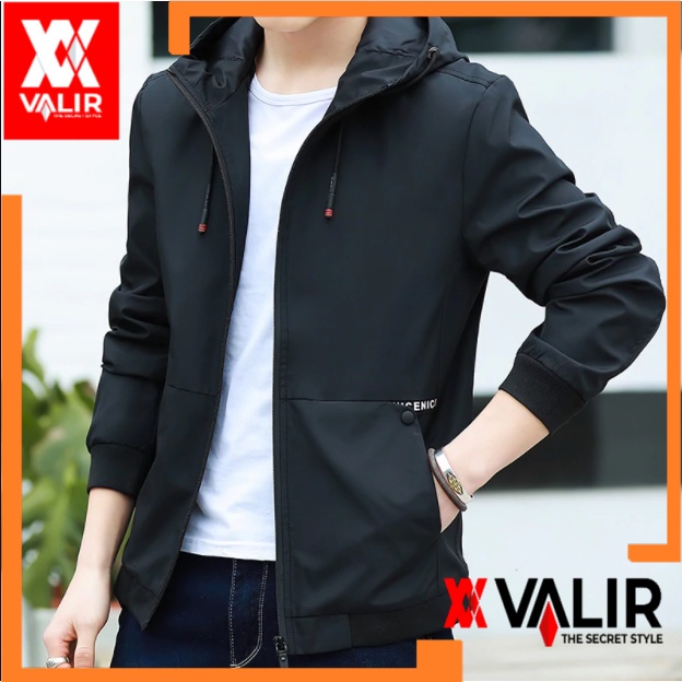 Valir merk Jaket Pria  hatsy Casual Multifungsi Hitam 600gr - 1pcs