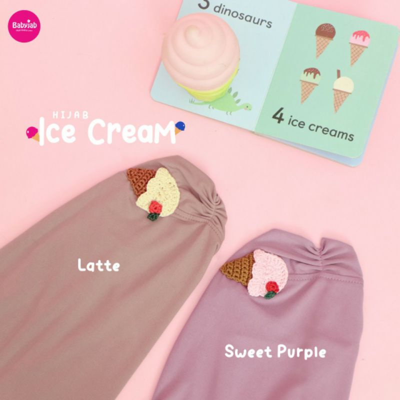 Babyjab Jilbab Anak Jilbab Bayi Lucu Hijab Ice Cream