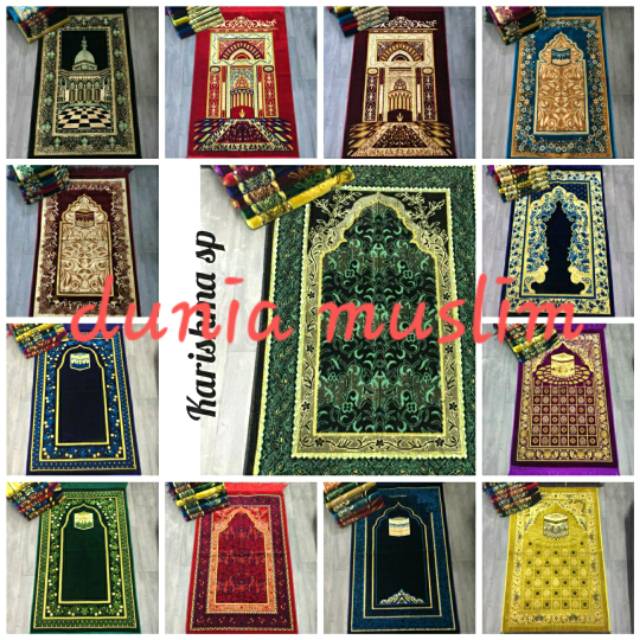 Sajadah Bulu Halus Turki Turkey Turky Turkiye Ukuran 70*110 CM Murah Tebal TERMURAH /PCS