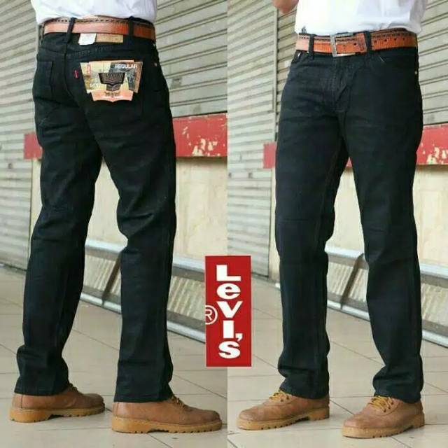 Celana Jeans Panjang Pria Celana Levis Panjang Standart/Regular Celana Jeans Standart Celana Regular