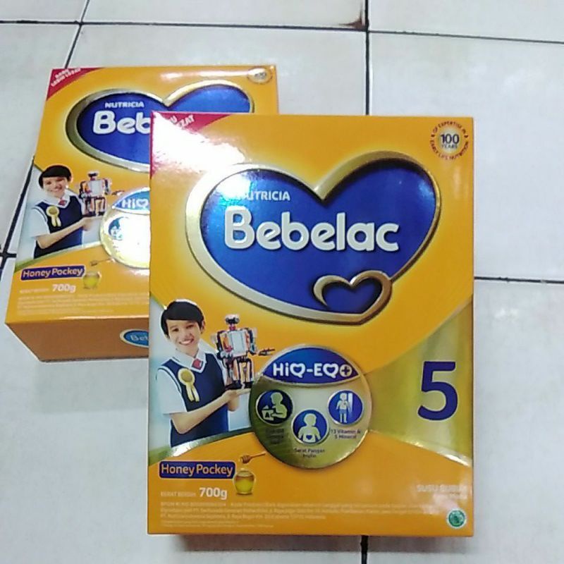 Bebelac 5 Honey pokey 700gr untuk usia 6 - 12 tahun