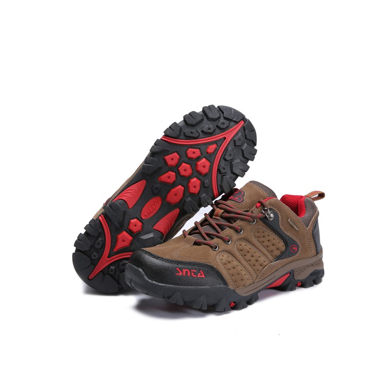 Hiking Shoes SNTA 432 Brown Red Sepatu Gunung Snta Pendek Original