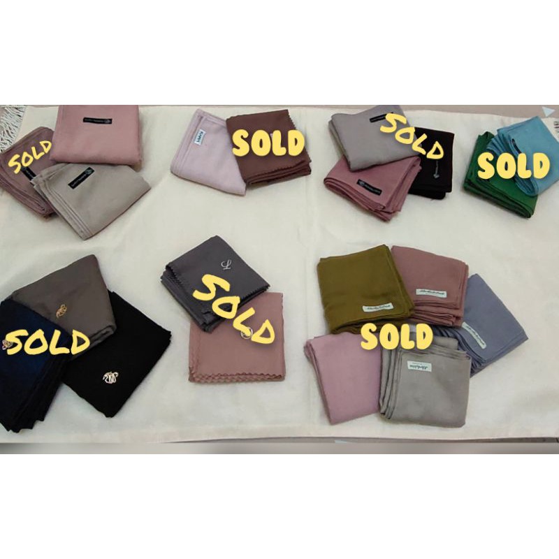 New & Preloved Voal HL, Pulchra, WK, Kalana, ZOYA, Rumah Ayu