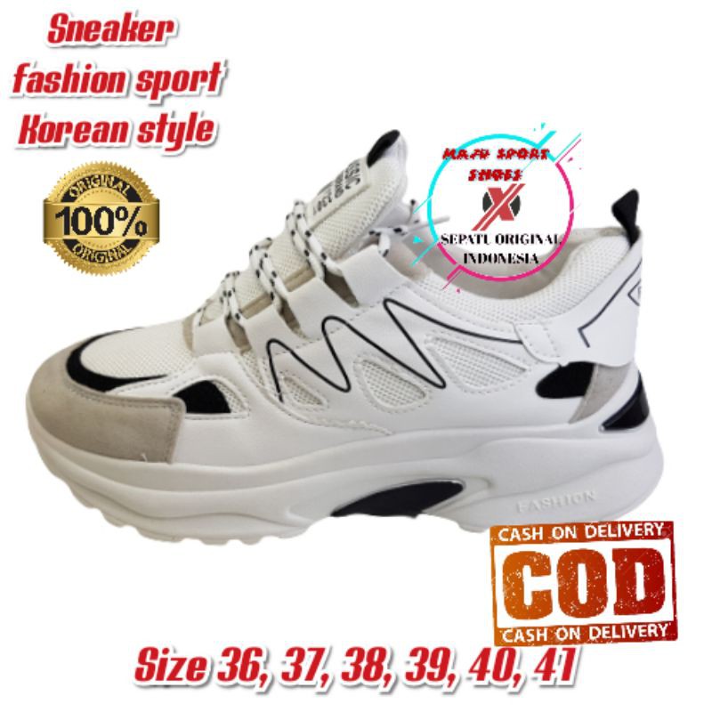 SEPATU SNEAKERS WANITA KOREA STYLE SPORT FASHION ORIGINAL IMPORT / SEPATU IMPORT WANITA ORIGINAL