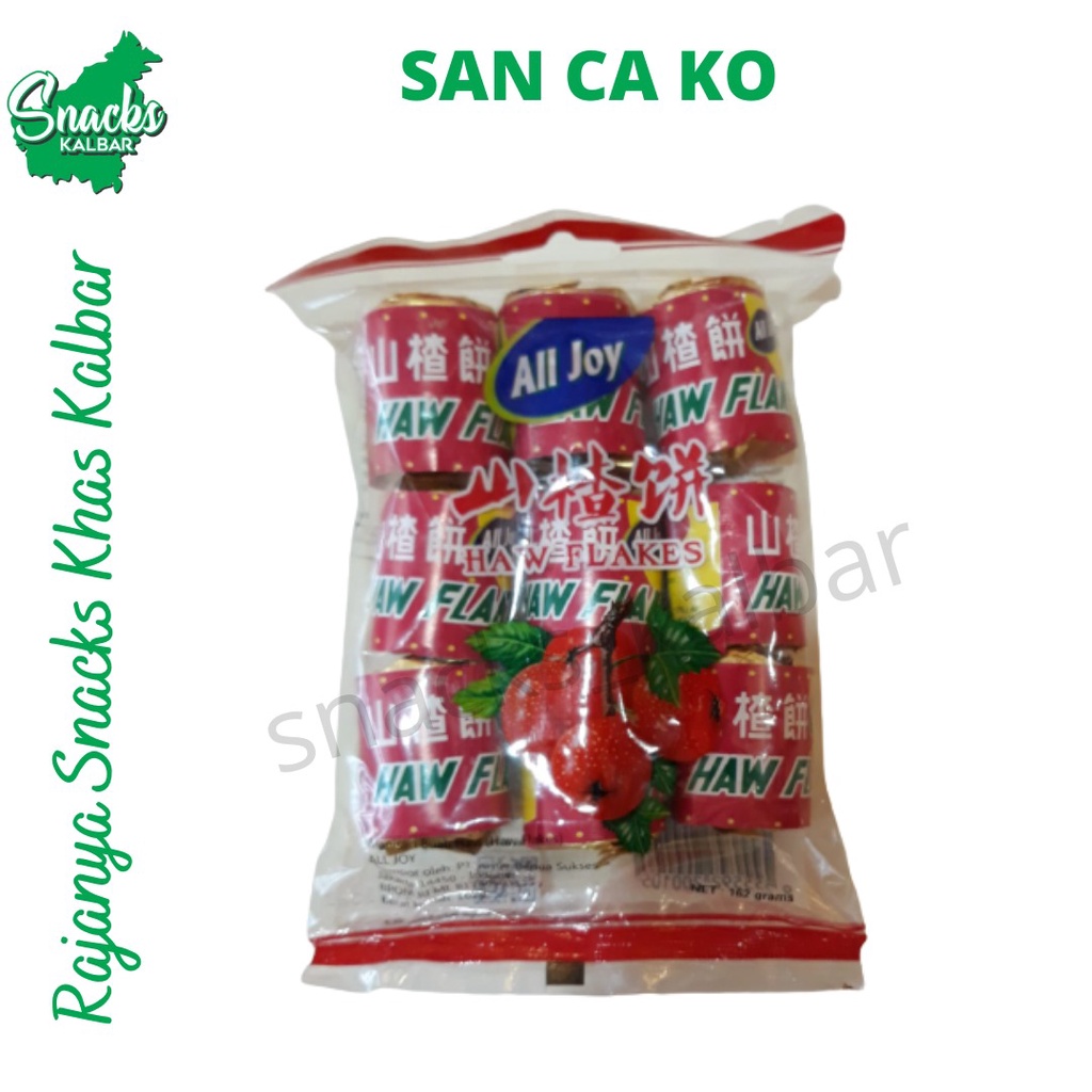 

Sanca All Joy /Haw Flakes/ Sancako/Manisan Sanca 162 gram