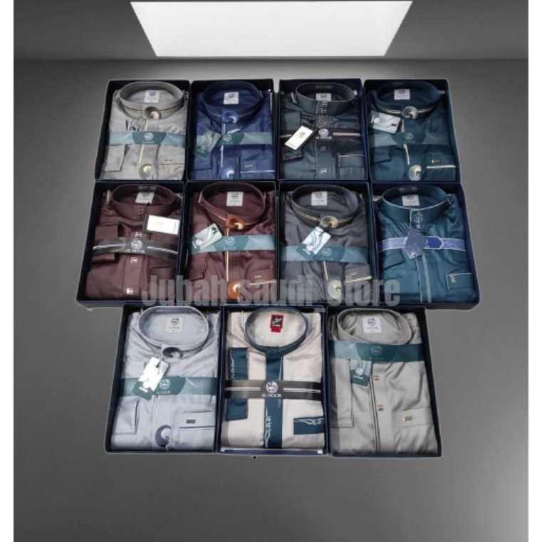 JUBAH AL NOOR MOTIF BORDIR/JUBAH DEWASA/JUBAH SAUDI POLYSTER