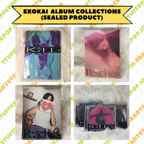 [stuffkpop.id] [READY STOCK ,READ DESC.BOX] ALBUM EXO KAI MMMH, KAI PEACHES, KAI KISSES VER. (KAI AL