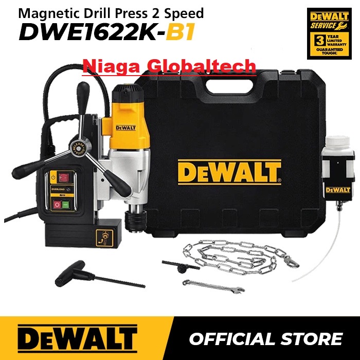 DEWALT DWE1622K MAGNETIC DRILL PRESS 50MM 2SPEED MESIN BOR MAGNET