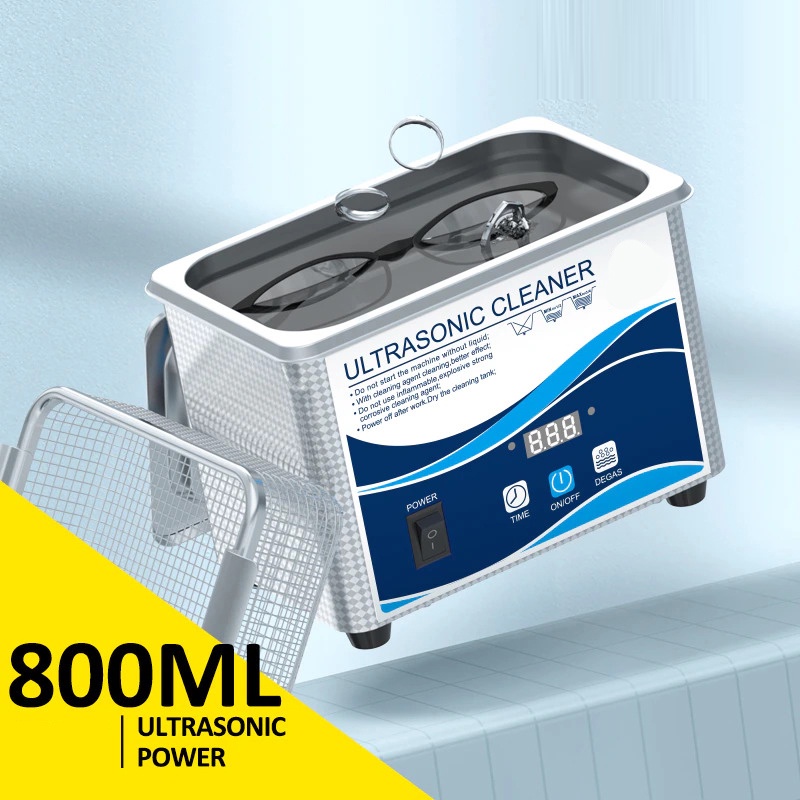 Mesin Pembersih Perhiasan Ultrasonic Cleaner 35W - GA008 - Silver