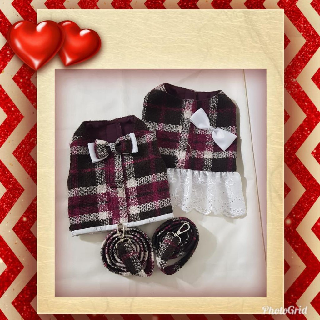 BAJU DOGGY KOTAK KOTAK RENDA