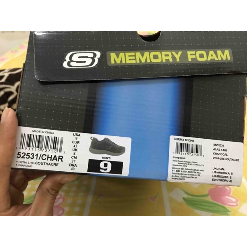 skechers 42 memory foam