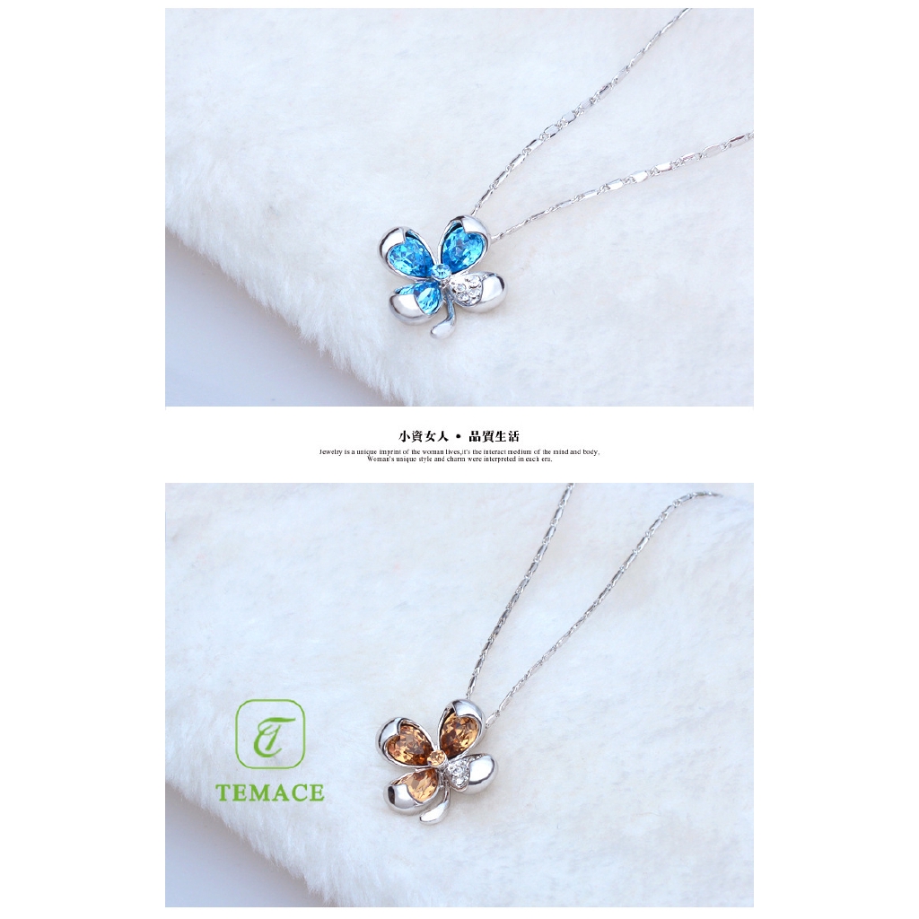 KL 150 - Kalung Koye Choker 38 cm Dua Warna Bolak Balik Love Cinta Mata Zirkon Kalung Titanium