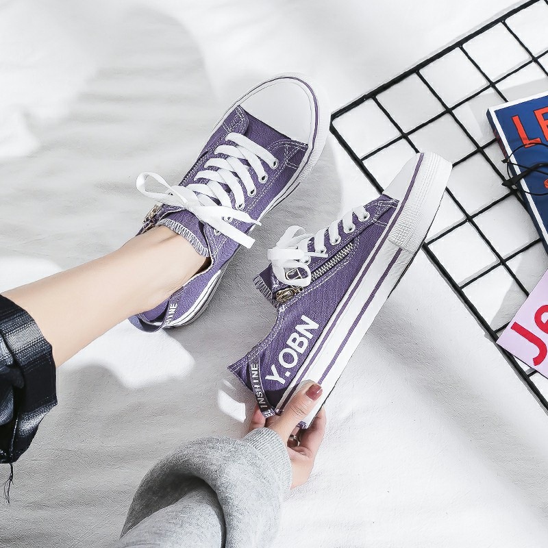 [SEPATU.IMPORT88] SP 518 Sepatu Wanita Sneakers Tali Kanvas Model Terbaru 2021 Trendy dan Elegan