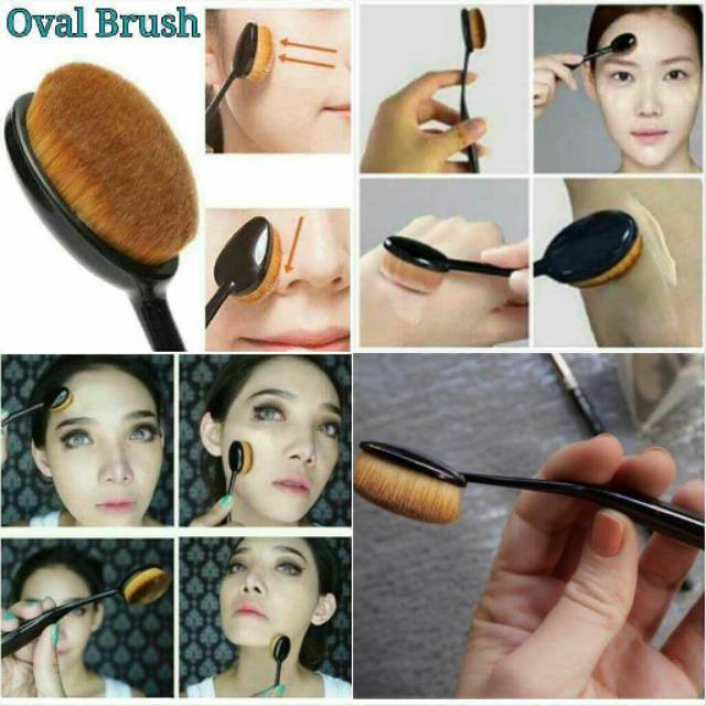 MAC OVAL BLENDING FOUNDATION BRUSH- MAC OVAL BRUSH - KUAS OVAL FOUNDATION BLENDING MAKE UP