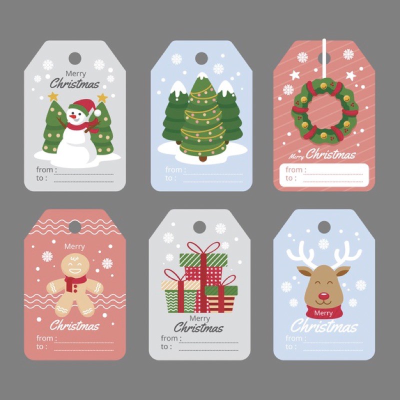 

CHRISTMAS TAG//TAG NATAL (isi 50 pcs)