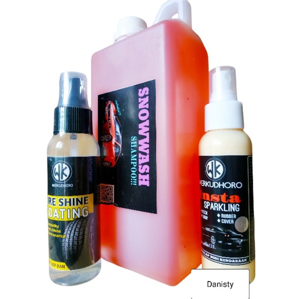 Xpresswash 250 ml ,insta parkling 250 ml semir 1 liter ruber wax ,kain micro 1 david palmer paket