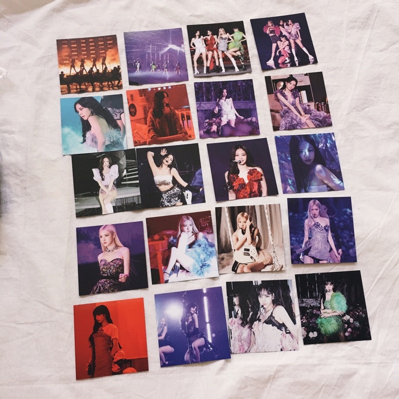BLACKPINK 2021 THE SHOW KIT VER PHOTOCARD JENNIE LISA ROSE JISOO PC SET POSTCARD