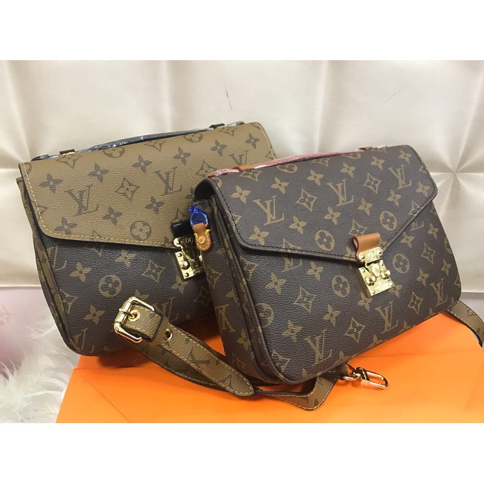 Tas wanita lv metis reverse monogram